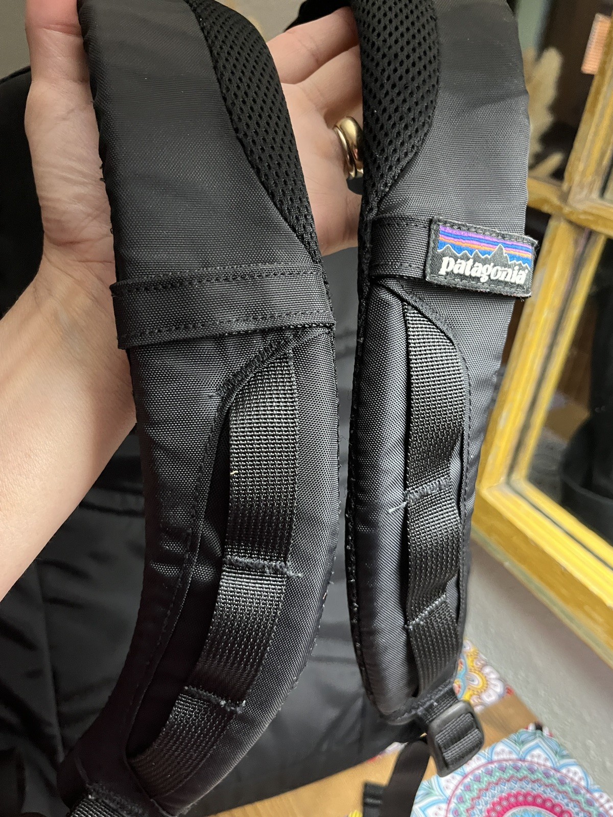 Patagonia Backpack Yerba Pack 22L black Nylon Zip Laptop Sleeve Shoulder
