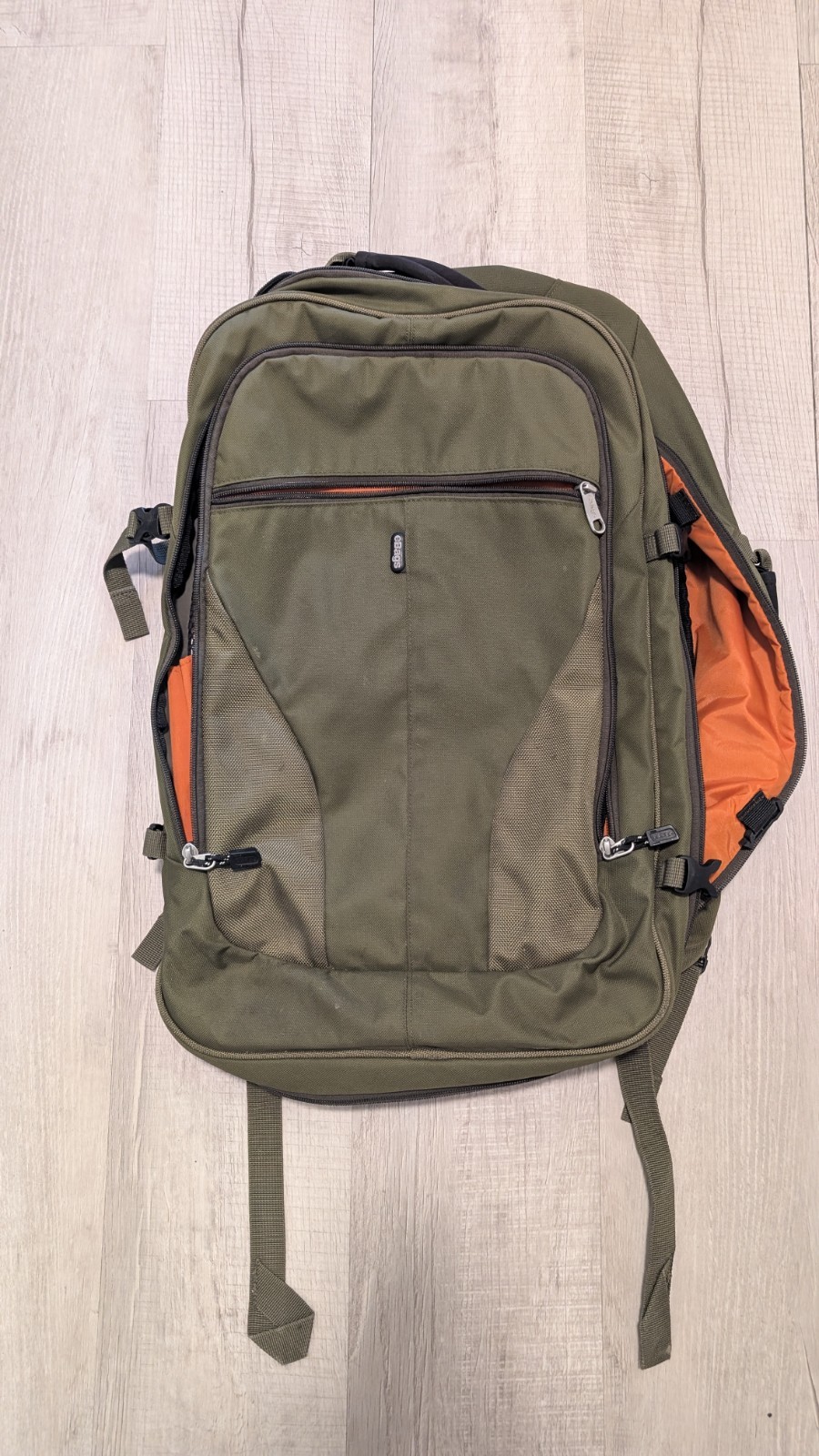 eBags eTech 2.0 Backpack Travel Weekender Carry On Bag Olive Green