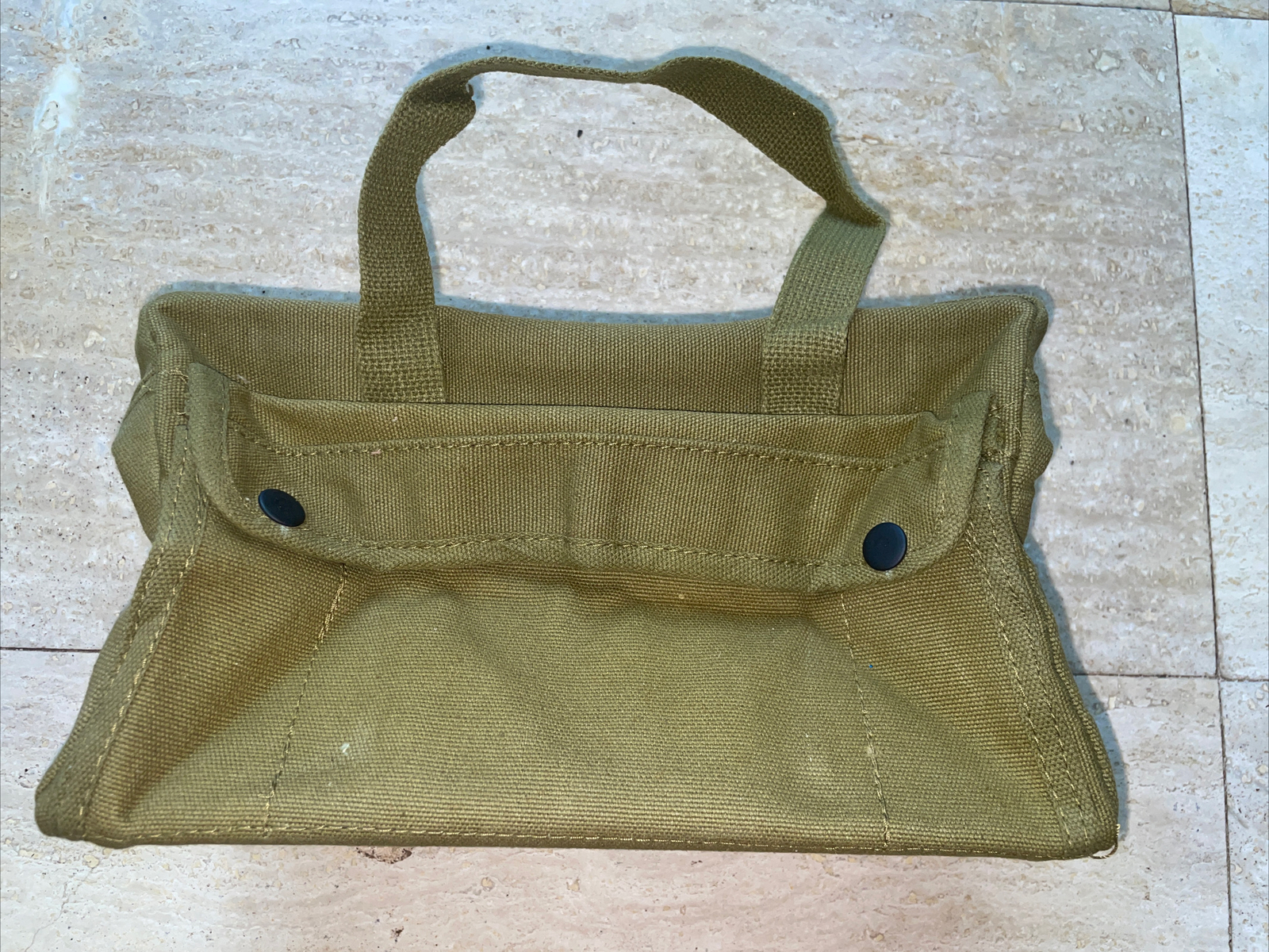 Fox Cargo Paramedic Green Tool Canvas Bag NWOT 11x7x6”