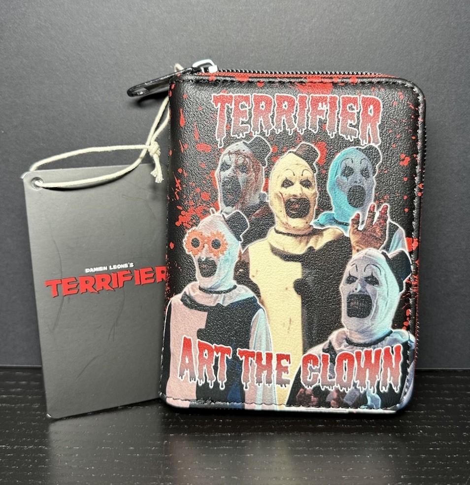 Loungefly Terrifier Art The Clown Splatter Wallet Horror (IN HAND)