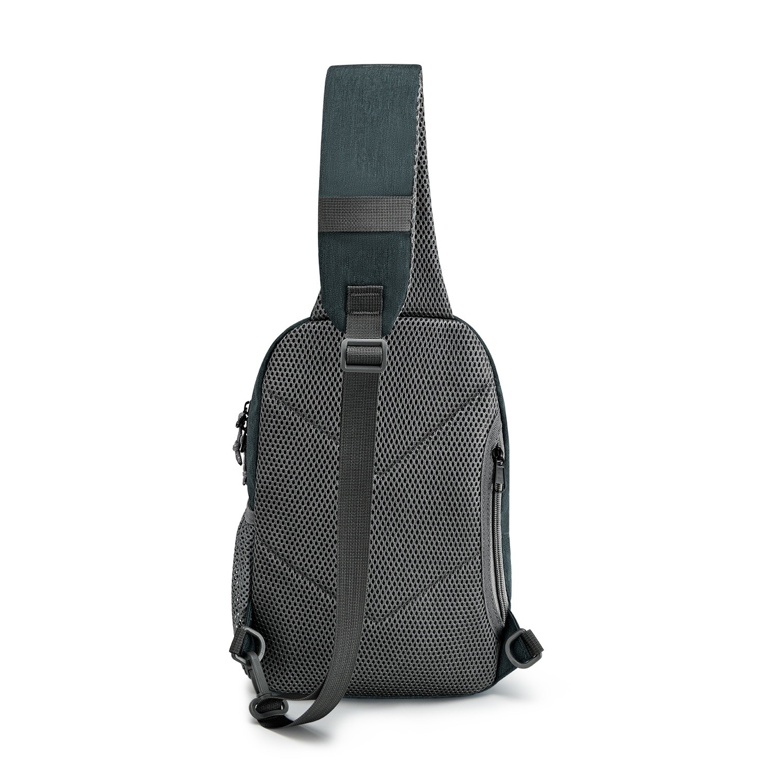 OIWAS Sling Crossbody Bag Casual Shoulder Bag Women Men’s Travel Chest Pack Gray