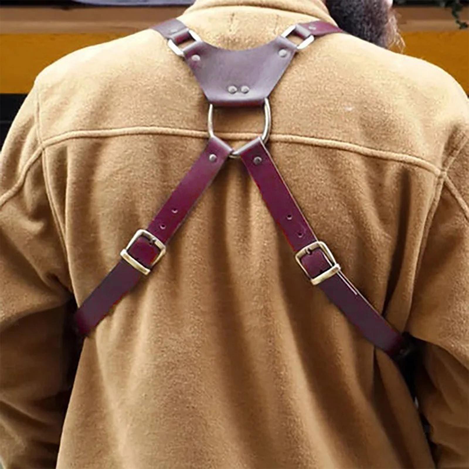 Steampunk Shoulder Harness Bag Pouch