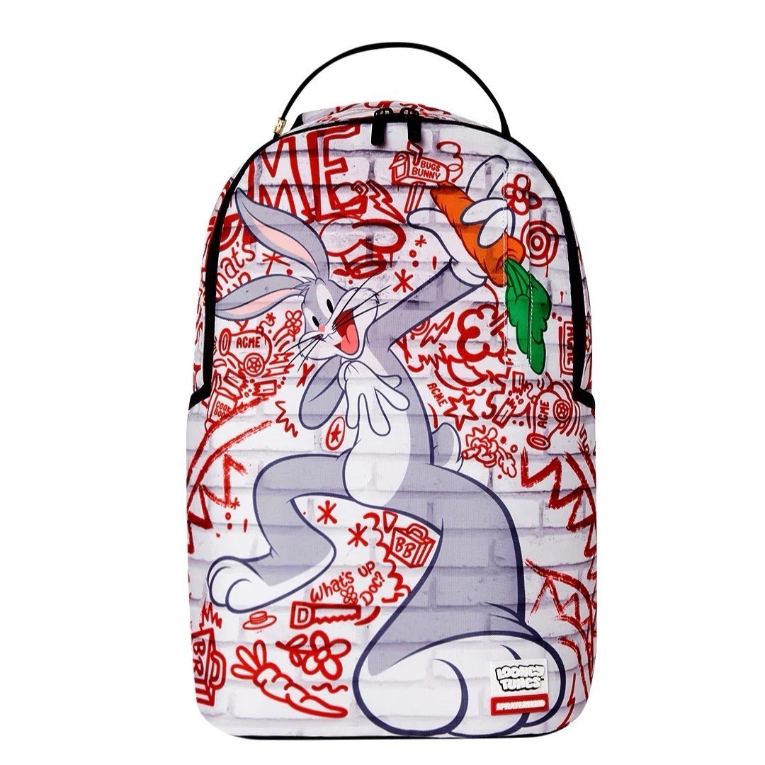 NEW SPRAYGROUND LOONEY TUNES GRAFFITI BUGS BUNNY DLXR FREE SHIPPING