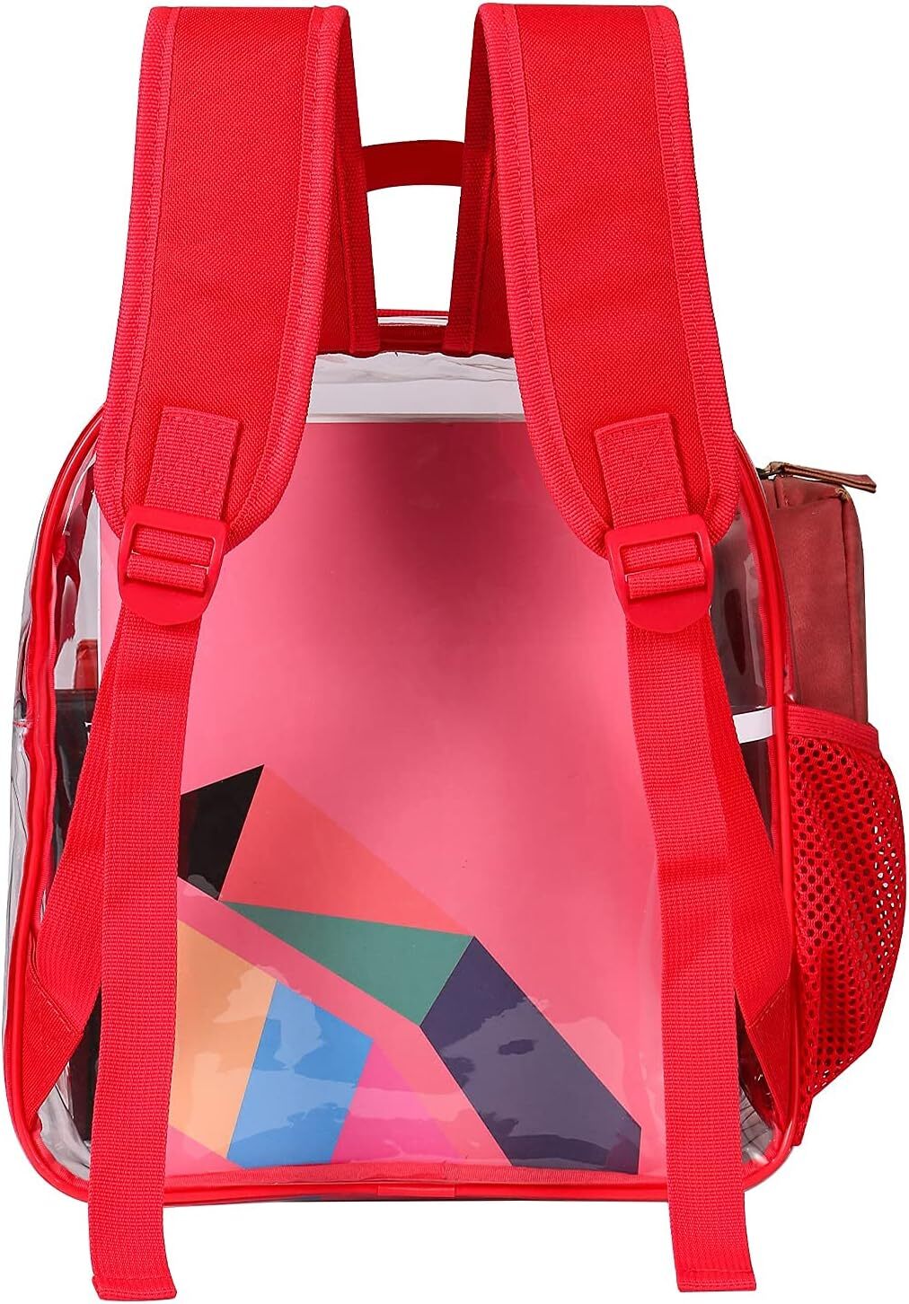 Clear Stadium Backpack 12×6×12 Small Clear Bag Stadium Approved Great for Games