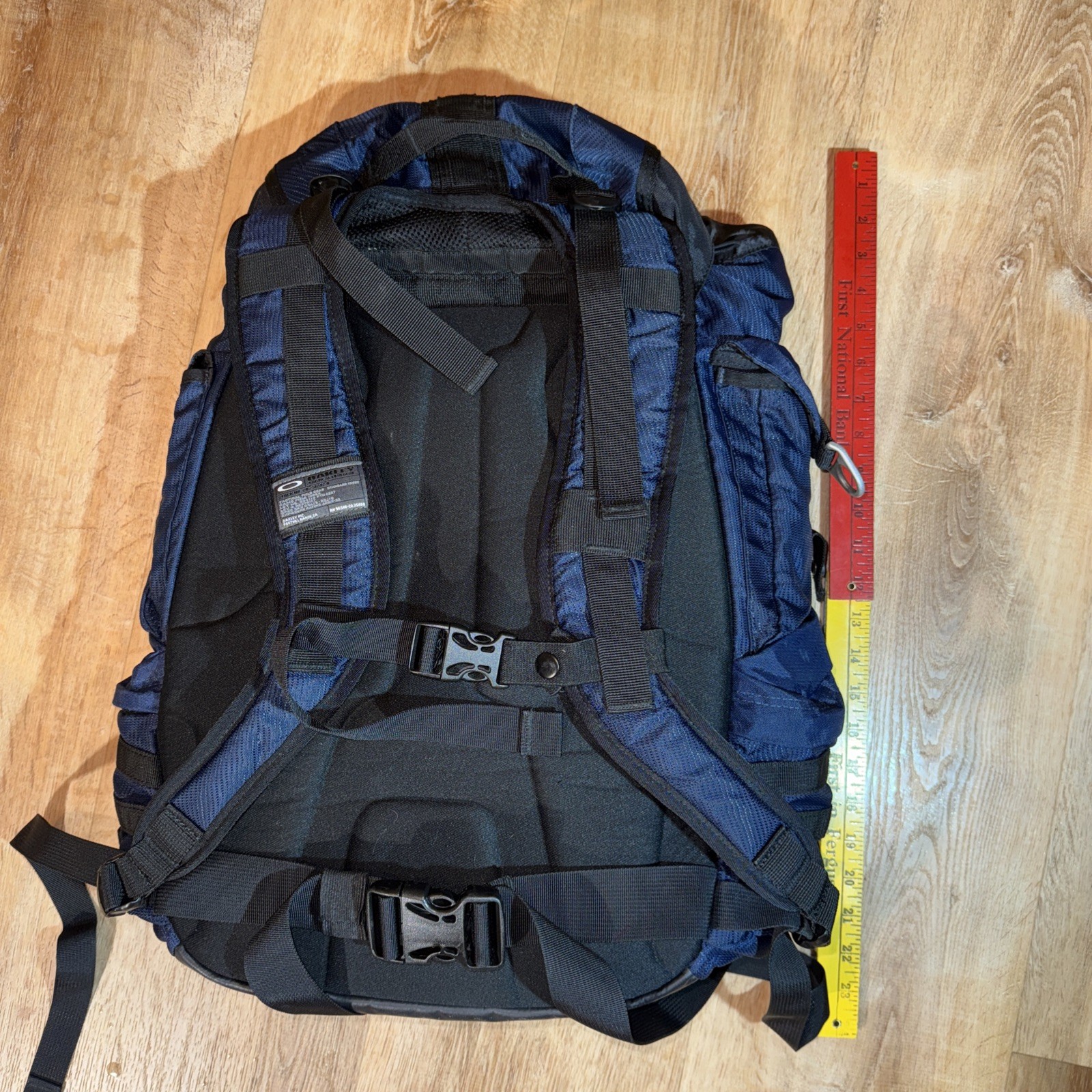 Oakley AP Raincoat Mechanism Backpack Blue Tactical Hiking Pack Travel Carry On