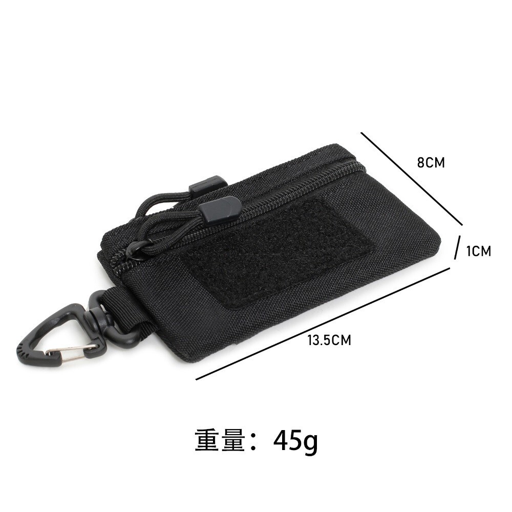Tactical Mini EDC Tool Pouch Outdoor Wallet Portable Key Card Case Storage Bag