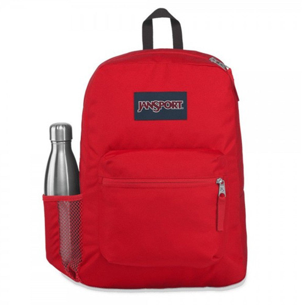 JanSport Cross Town 100% Authentic School Backpack With Front Pocket 13×8.5×17