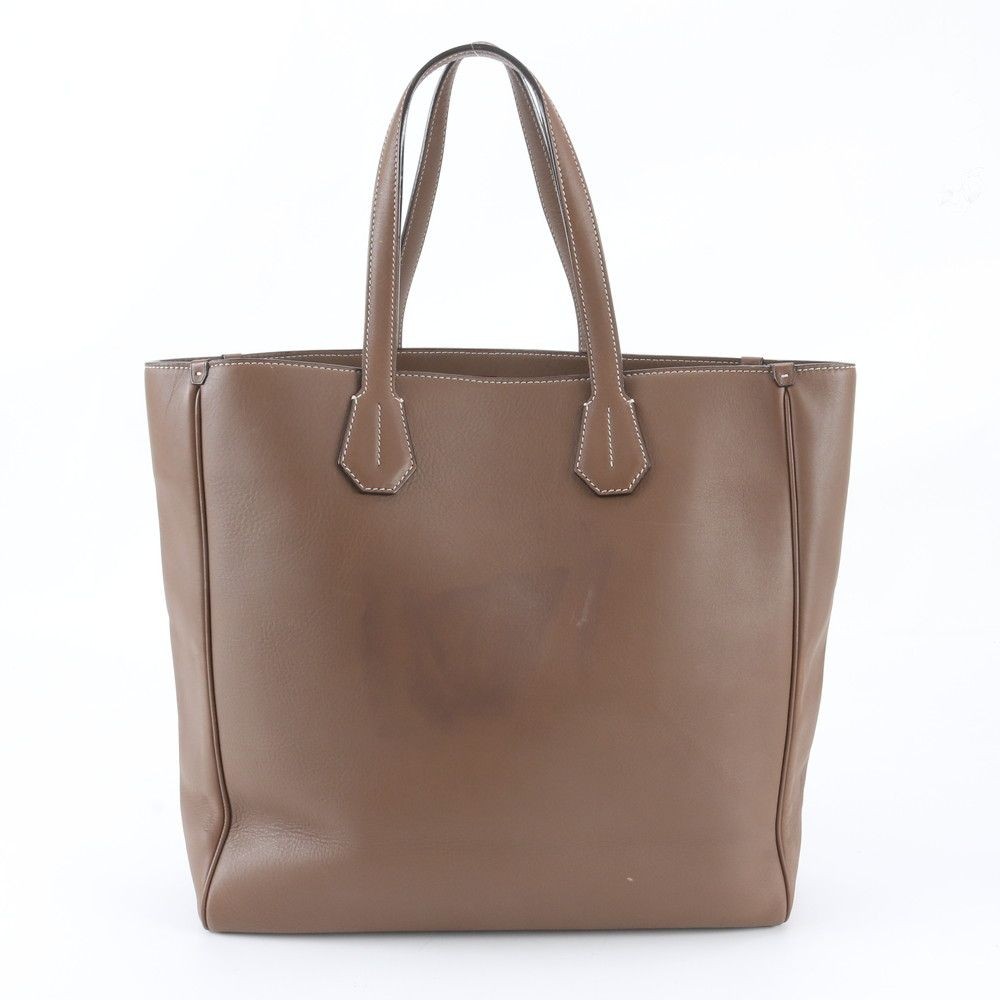 Authentic Bally Leather Tote Bag 38cm x 38cm x 14cm Brown Men’s Business Documen