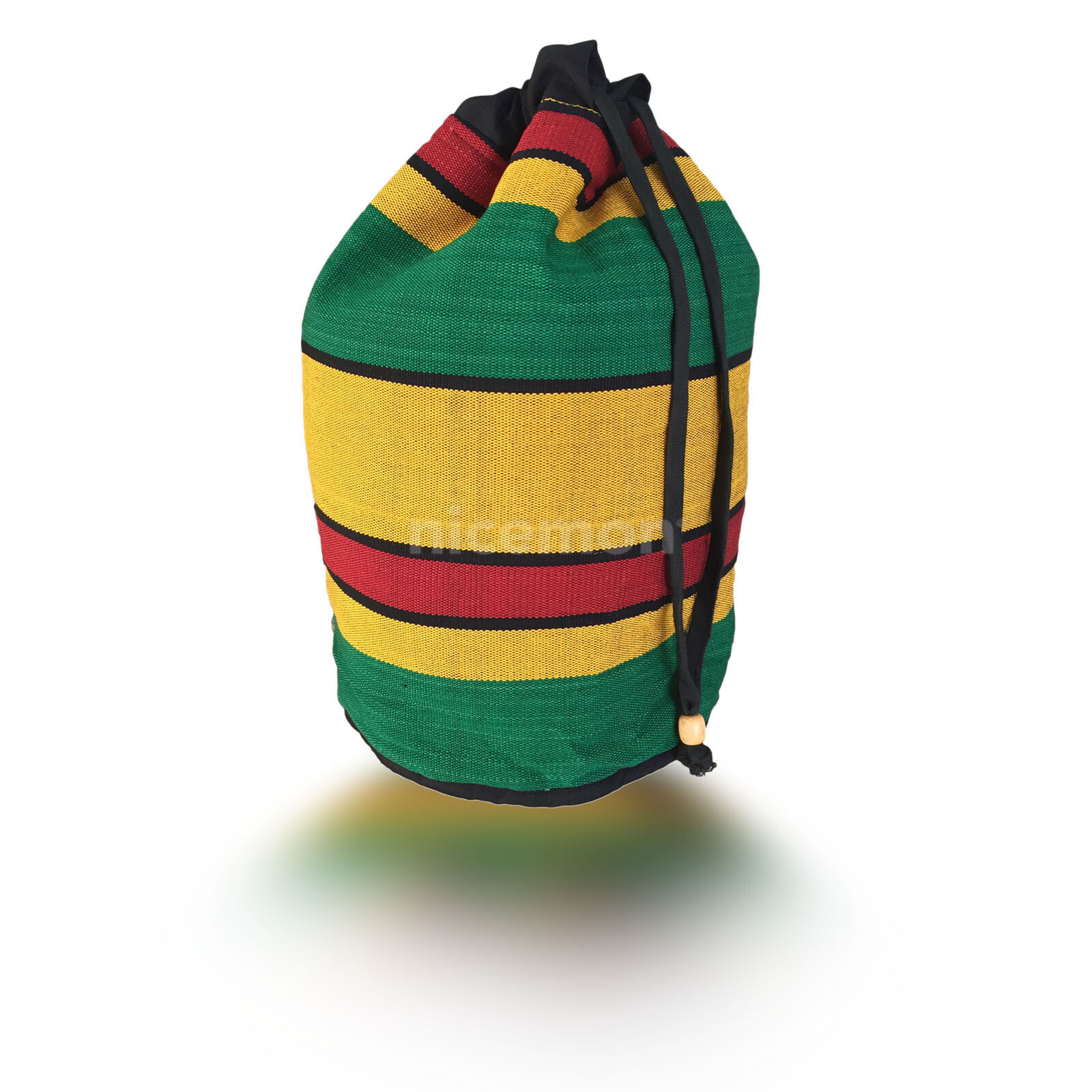 Reggae Cool Runnings Drawstring Backpack Sack Tote Bag Hippie Surfer Marley 18″