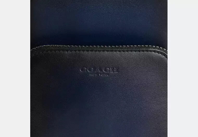Coach Men’s Deep Blue Glovetanned Leather Gotham Sling Pack 13 (CM371) – NWT