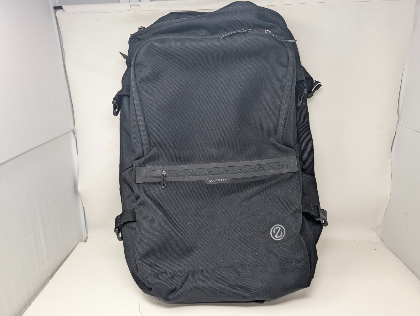 Cole Haan Zerogrand Black Backpack Travel Laptop Bag (74)