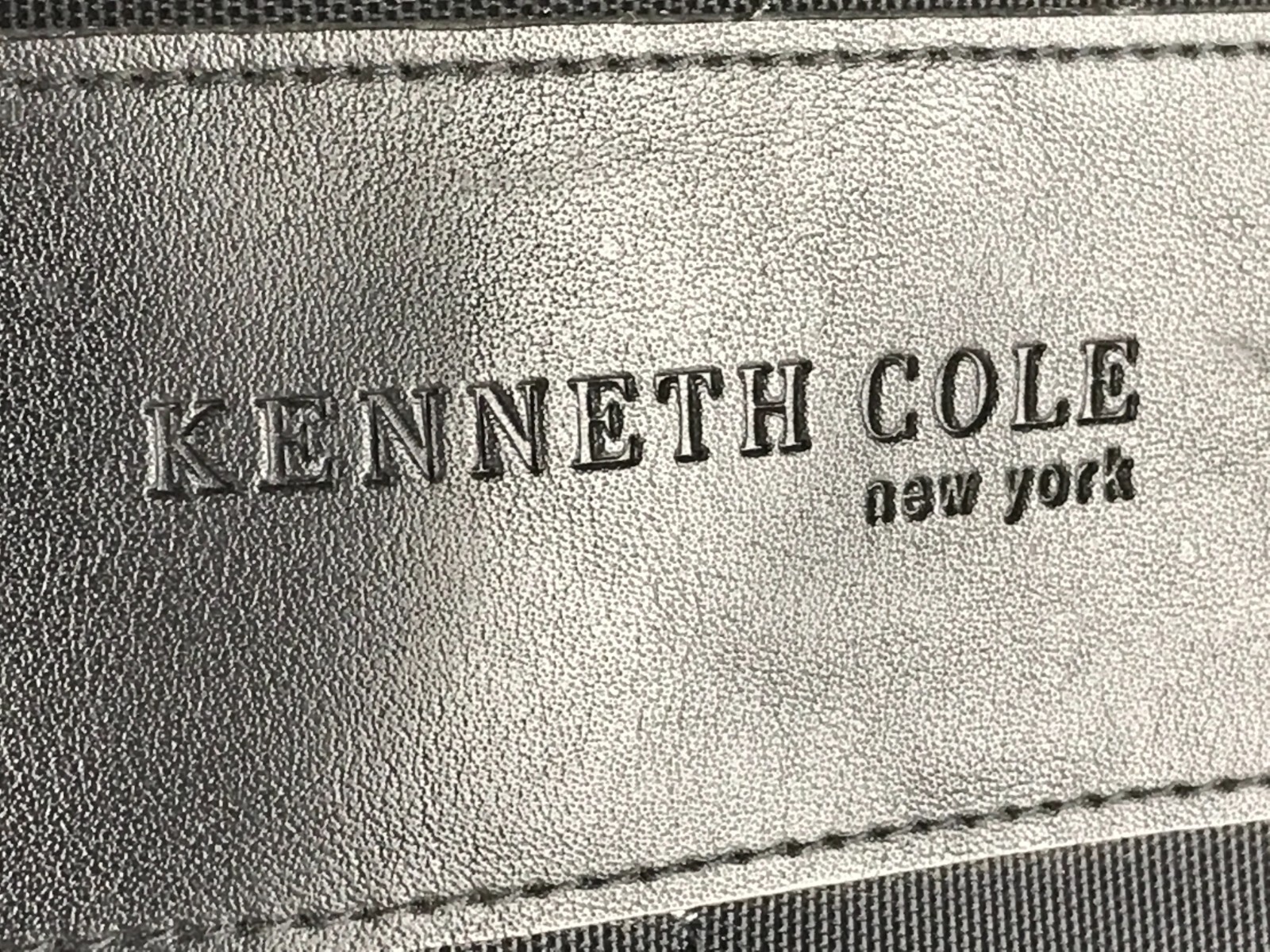 Kenneth Cole New York Unisex Black Canvas Zip Around Double Handles Laptop Bag