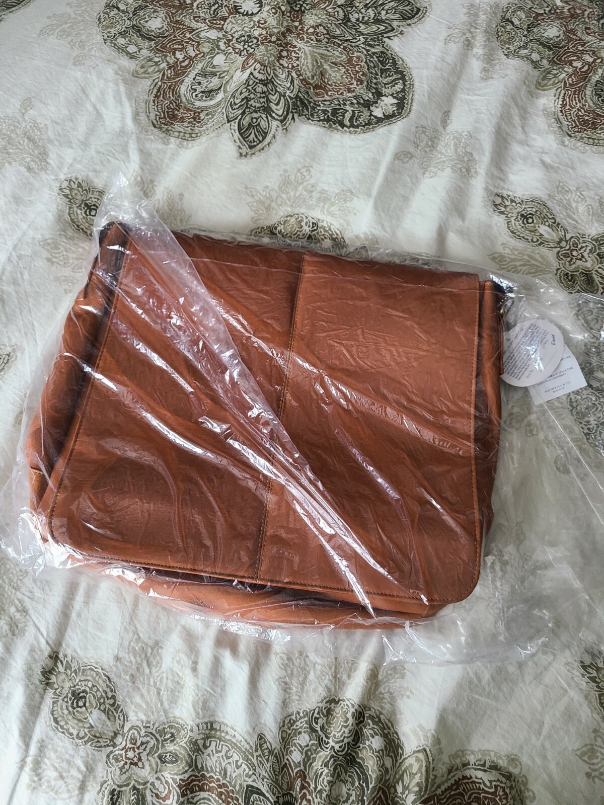 David King And Co. TAN Laptop Bag Messenger Nordstrom New