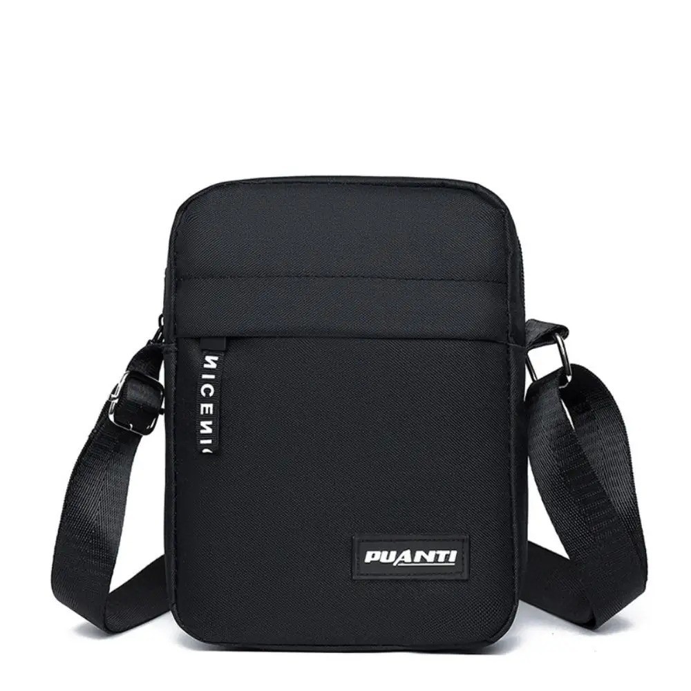 Mini Nylon Shoulder Bag Men Solid Color Crossbody Bag Casual and Fashionable