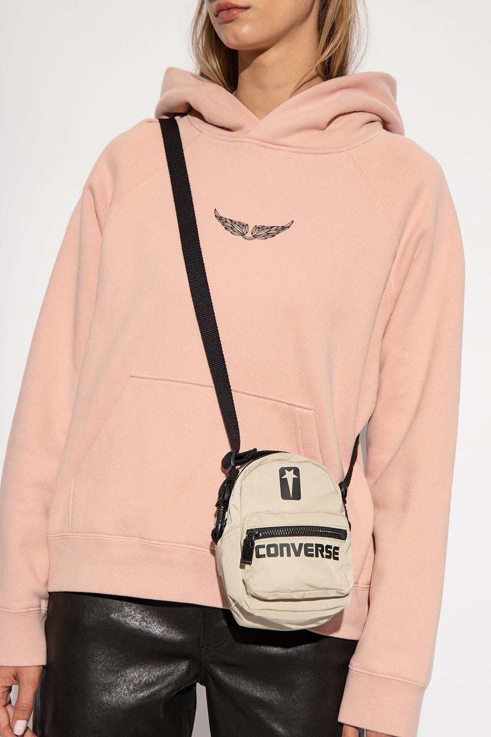 RICK OWENS DRKSHDW x Converse ‘MINI Backpack’ Shoulder & Arm Straps Gry/Blk NWT!