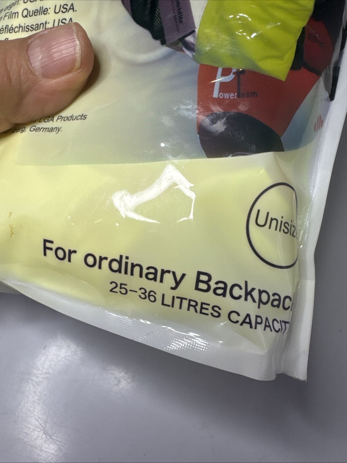 Salzmann Reflective Backpack Cover – High Visibility, Waterproof & Yellow NEW