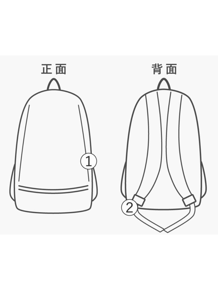 MSPC (master-piece) Backpack, Nylon, Black, Solid Color, 02345