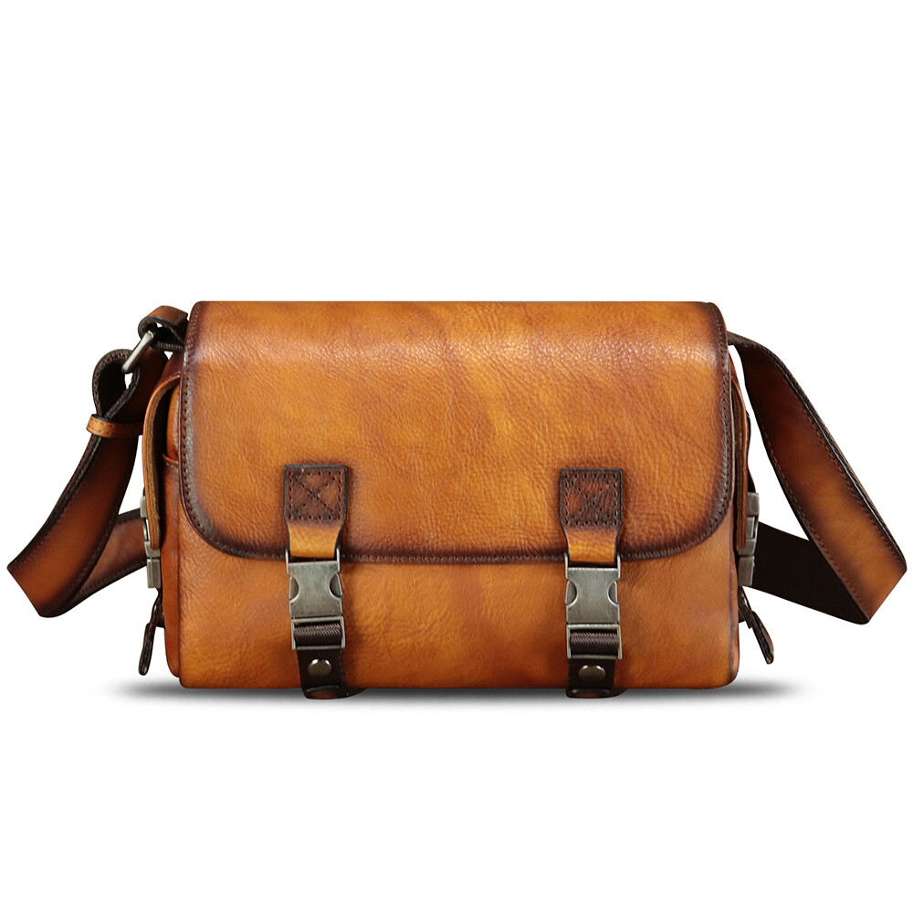 Genuine Leather Purses and Shoulder Bag for Men Women Crossbody Crossbody Bag