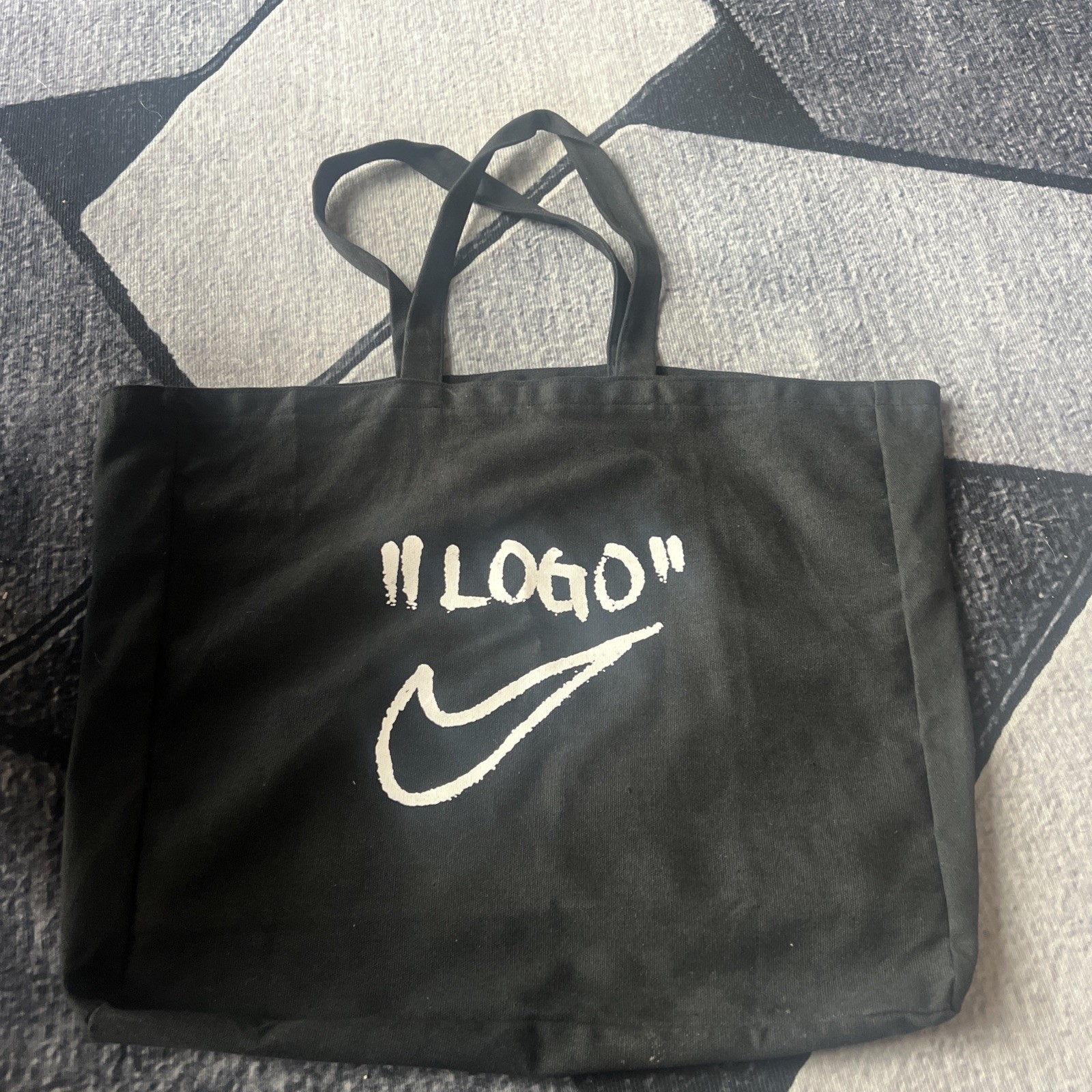 Virgil Abloh x Nike Off-White Off-Campus Tote Bag 2017 Promo Rare XL Oversized