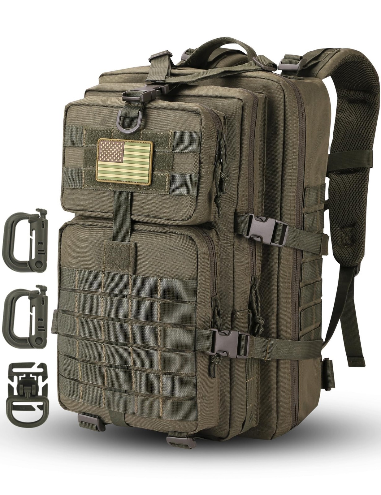 Mochila Táctica Para Hombre Grande 40L Militar Impermeable Deporte Al Aire Libre