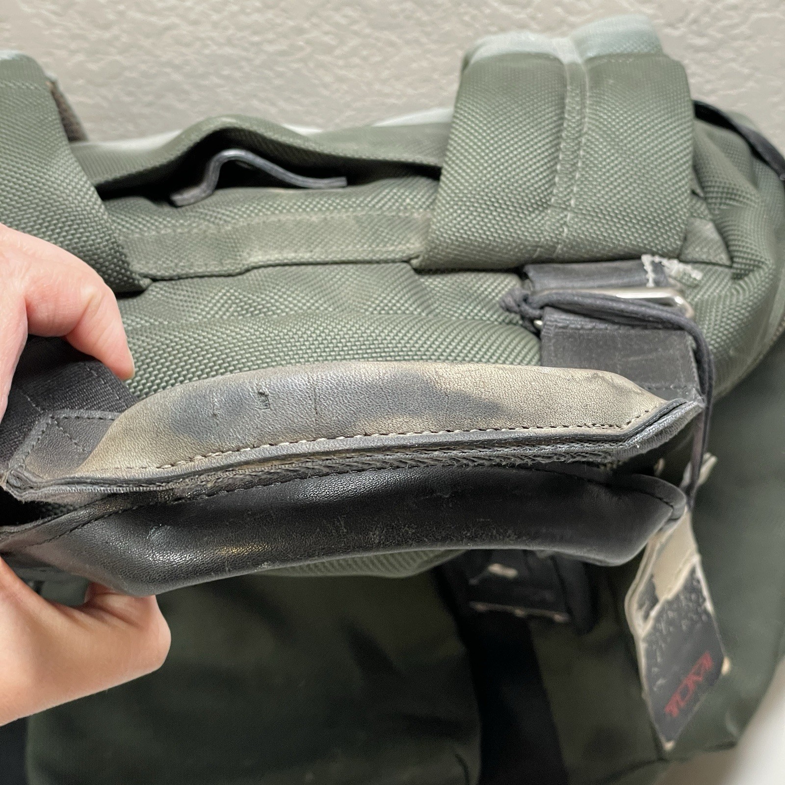 Tumi Alpha Bravo Lejeune 2 Way Backpack – 22380SPH – Green **Flaw Read**