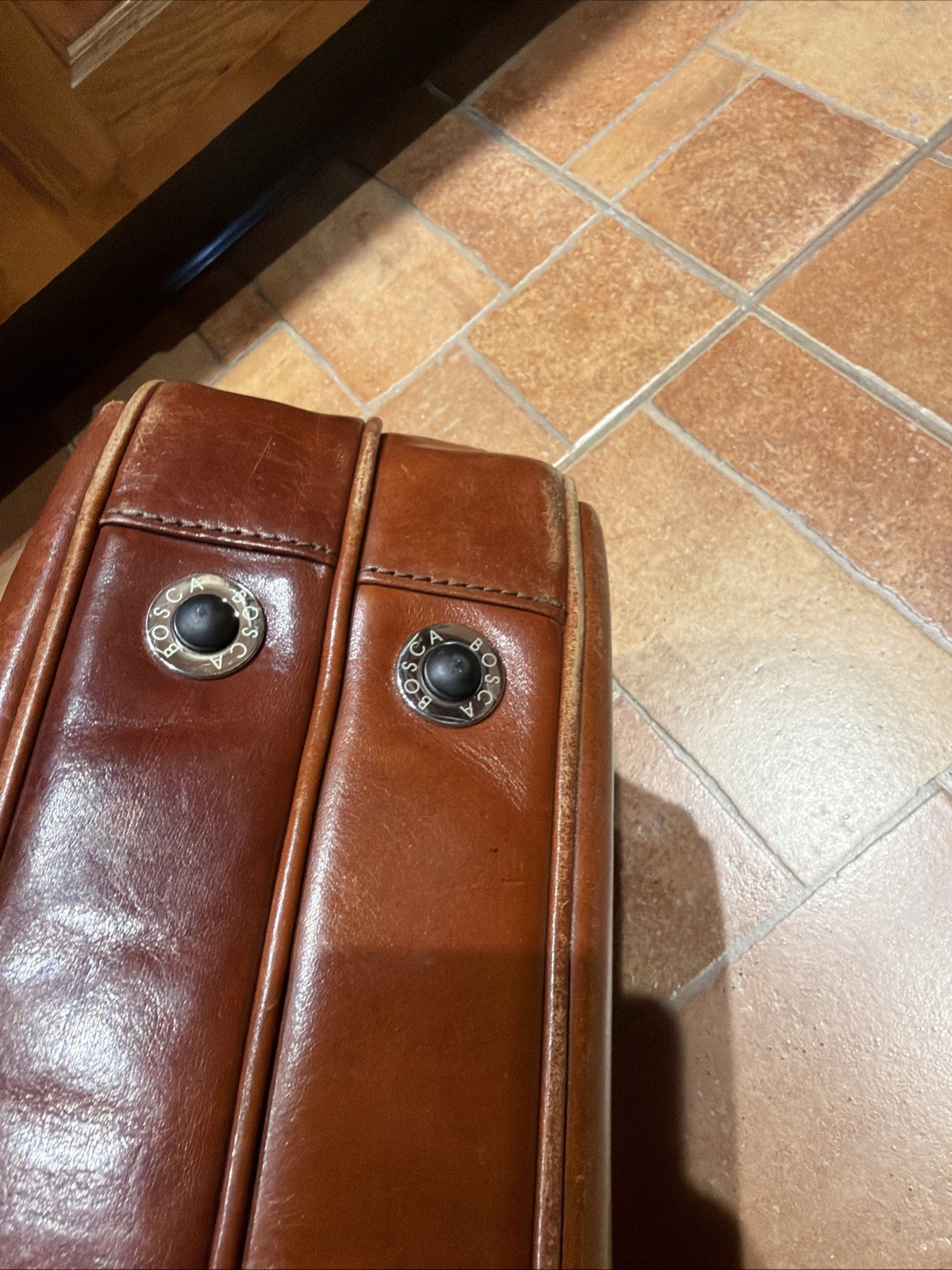 Bosca Brown Men’s Briefcase