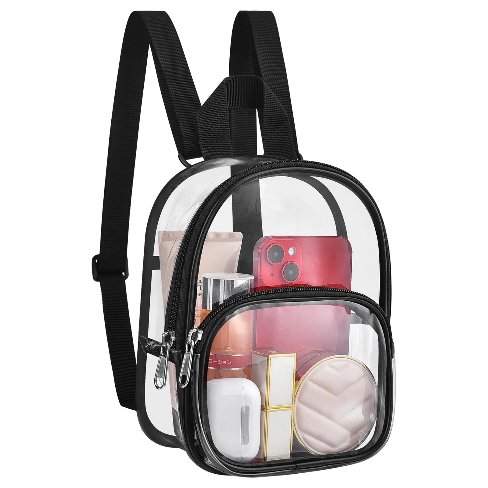 USPECLARE Clear Mini Backpack Stadium Approved for Little Boys & Girls, Trans…