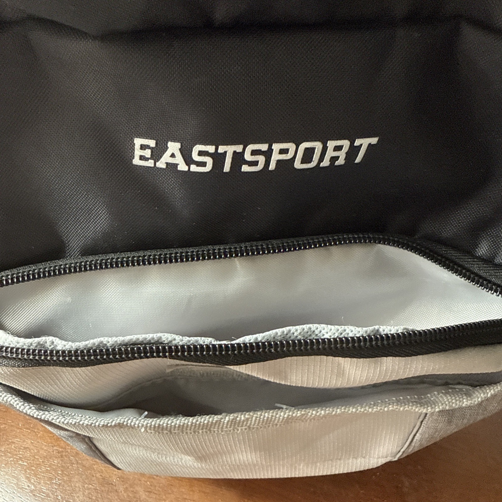 Eastsport Expandable Titan 2.0 Expandable Backpack USB Port Grey Black