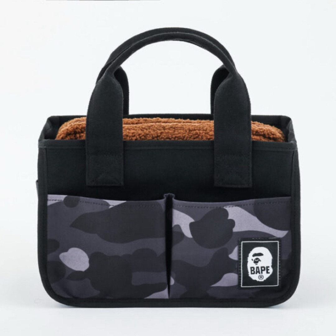 BAPE KIDS A Bathing Ape 2023 Tote Bag & Milo Pouch Spring Summer CAMO Interior
