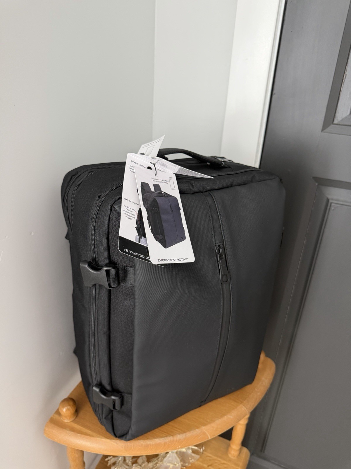 JACK ABRAHAMS Vacuum Backpack,25L,USB ChargingPort,Water proof,forLaptop,Camping