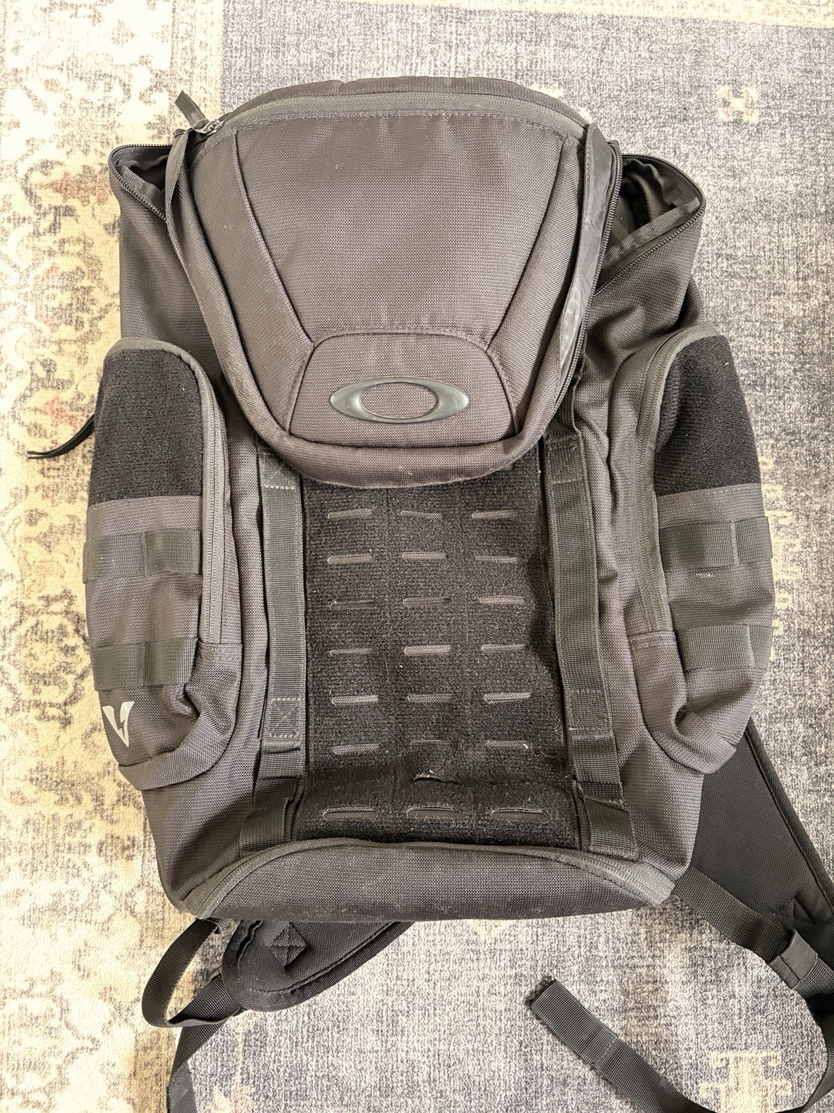 Oakley Black Tactical Utility Backpack Laptop Travel EDC Gear Bag Multi Pocket