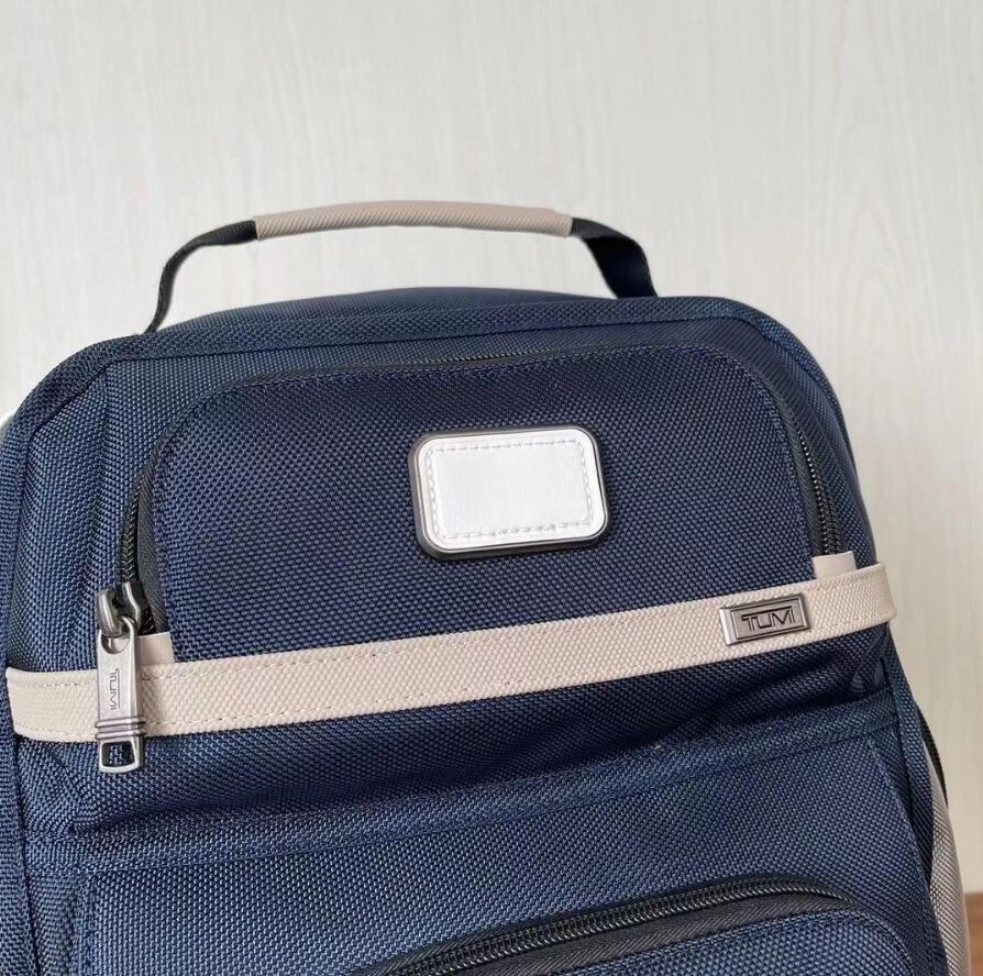 Tumi Alpha 3 Backpack Shoulder Bag Business Nylon Blue Brief pack Outlet New