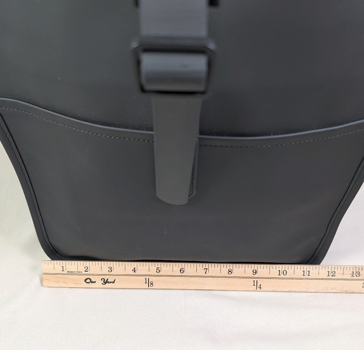 RAINS Waterproof Backpack Black Minimalist Laptop School Travel Bag