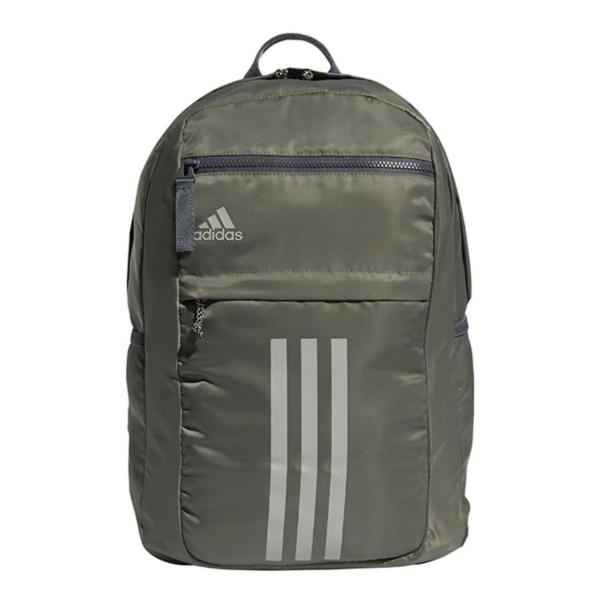 Adidas League 3 Stripe Backpack EW4712 Legacy Green/Onix/Grey Two