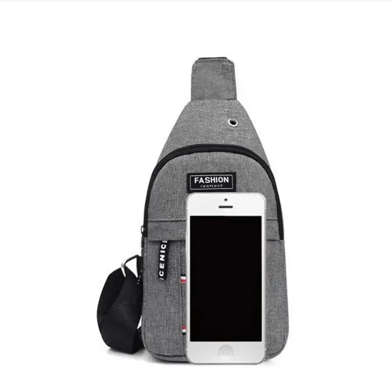 Men’s Waterproof Crossbody Sling Bag Chest Pack For Travel Hiking Cycling