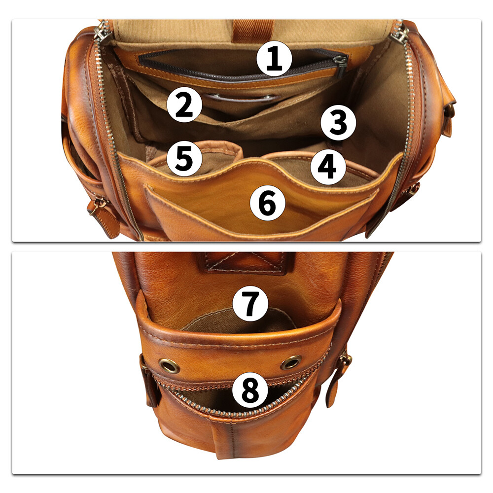 Genuine Leather Purses for Men Classical Messenger Bag Crossbody Shoulder Bag