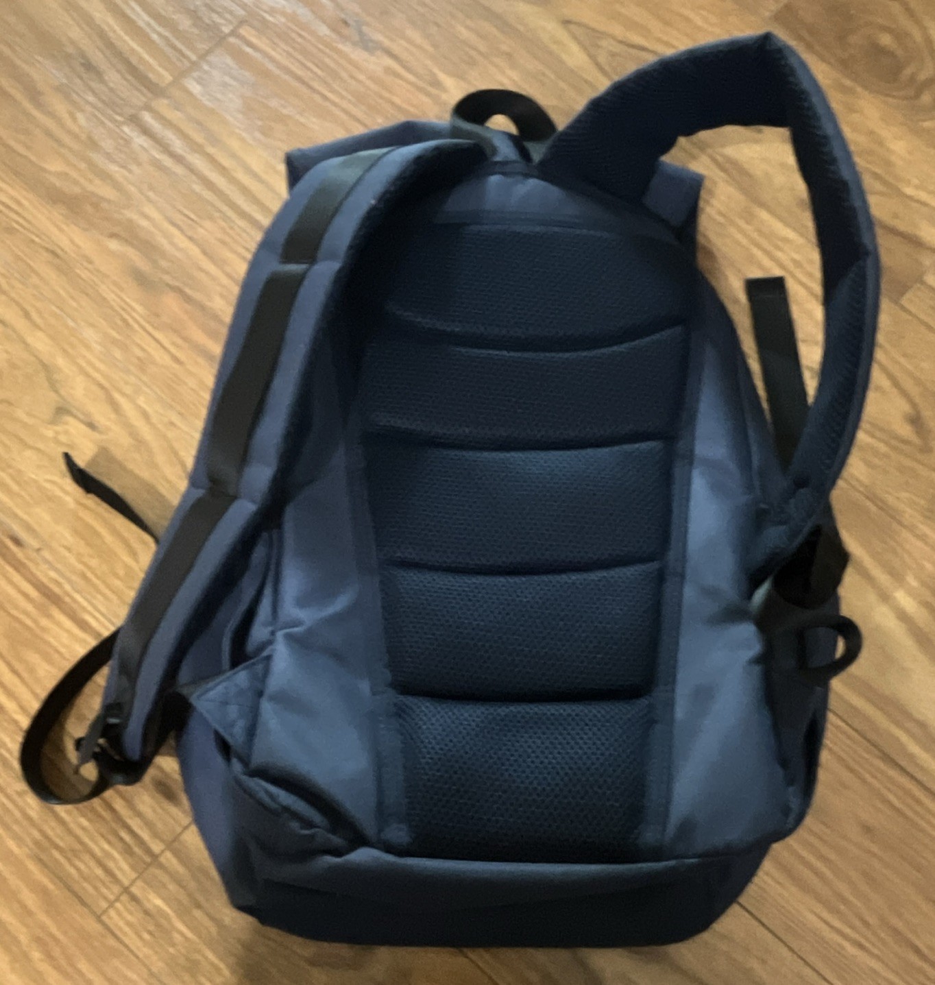 U.S. Polo Assn. Blue Large Backpack, Buckle & Drawstring, Adjustable Strap