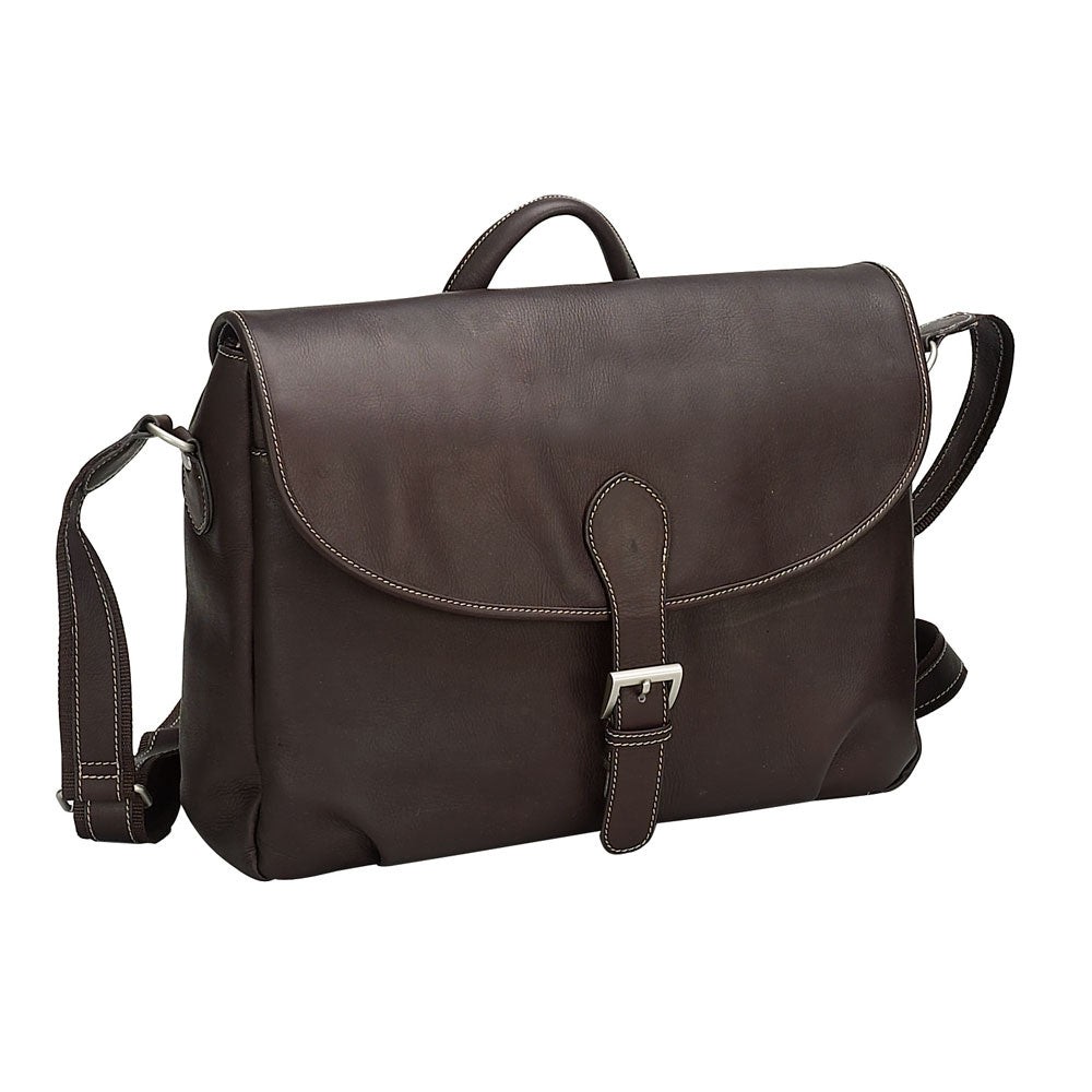 Preferred Nation Bellino Leather Messenger Brown One Size U3
