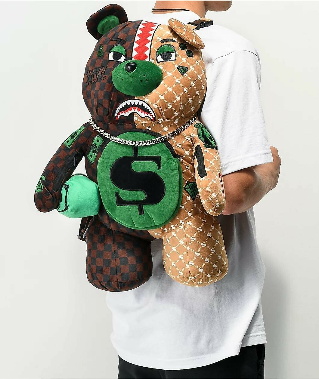 SPRAYGROUND PARIS VS FLORENCE MONEY BEAR TEDDY BACKPACK LTD Edition