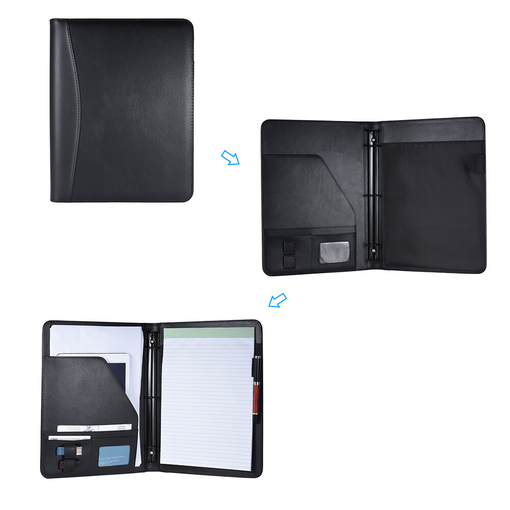 Business Organizer Folder Holder Loose- Loop Multiple Pocket W6F5