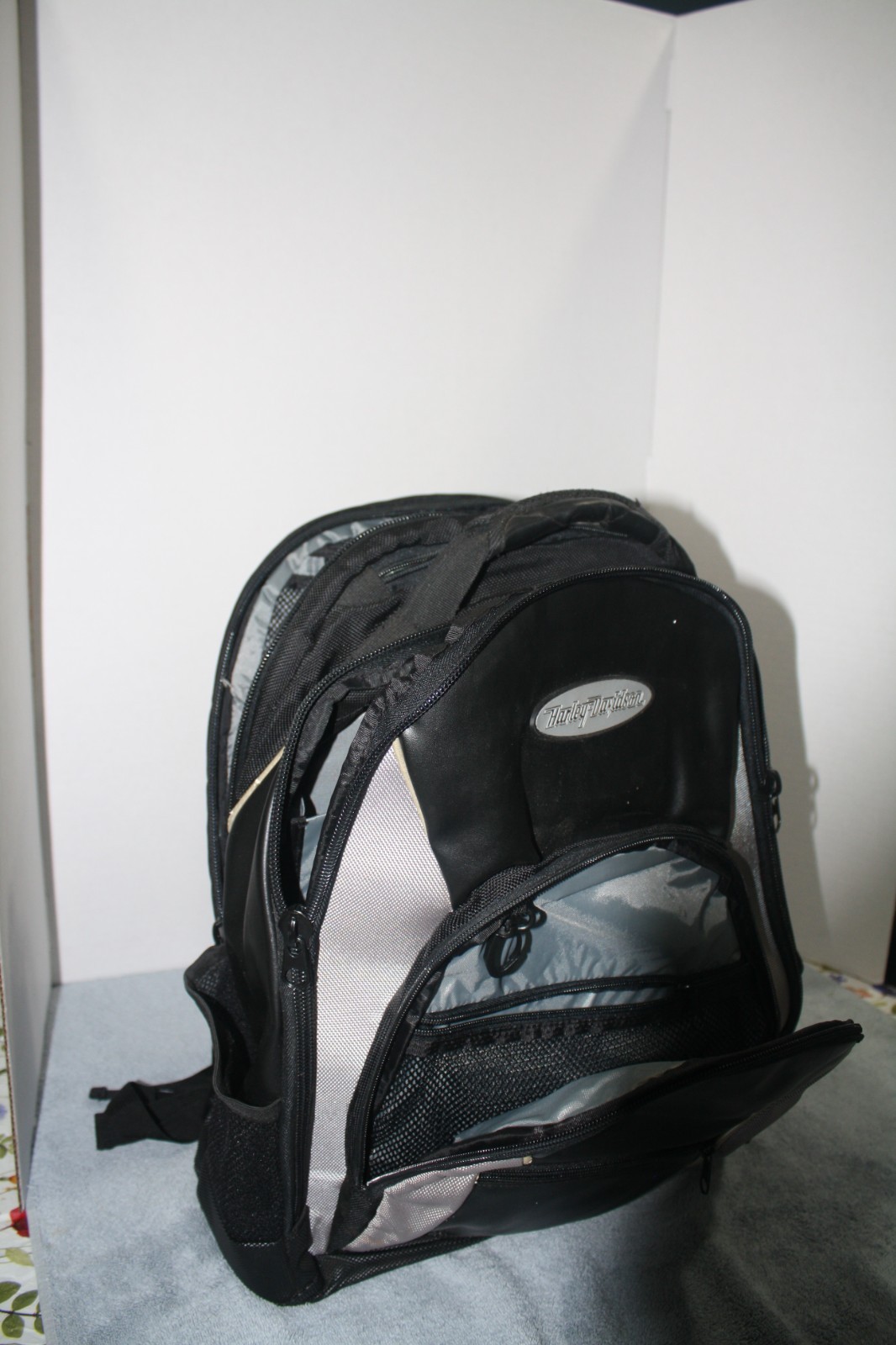 Harley Davidson Black Backpack for Helmet/Laptop with Padding Large