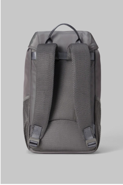 Fabletics The Cargo Backpack Gunmetal Grey Shine Unisex One Size NWT