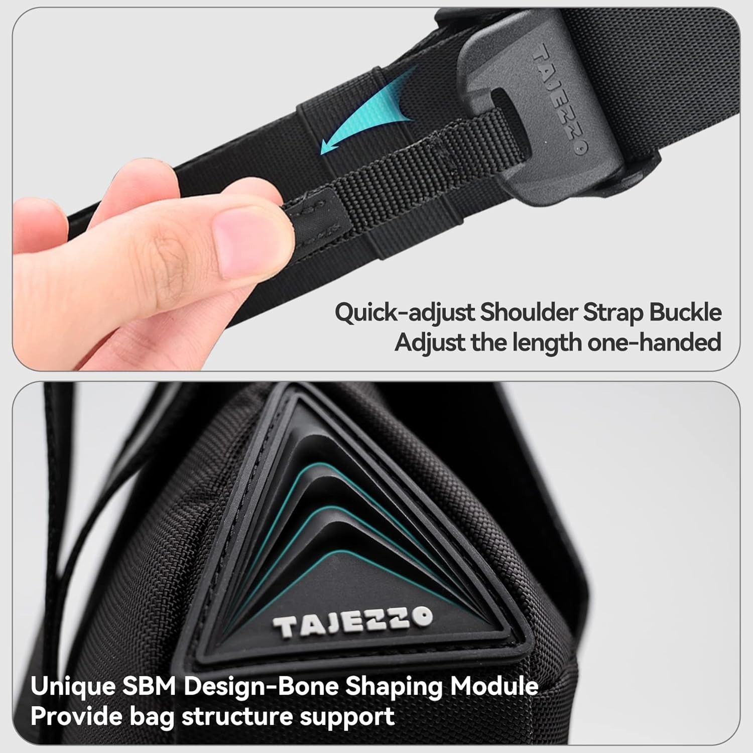 Waterproof Crossbody Bag for Men Travel Messenger Shoulder Bag