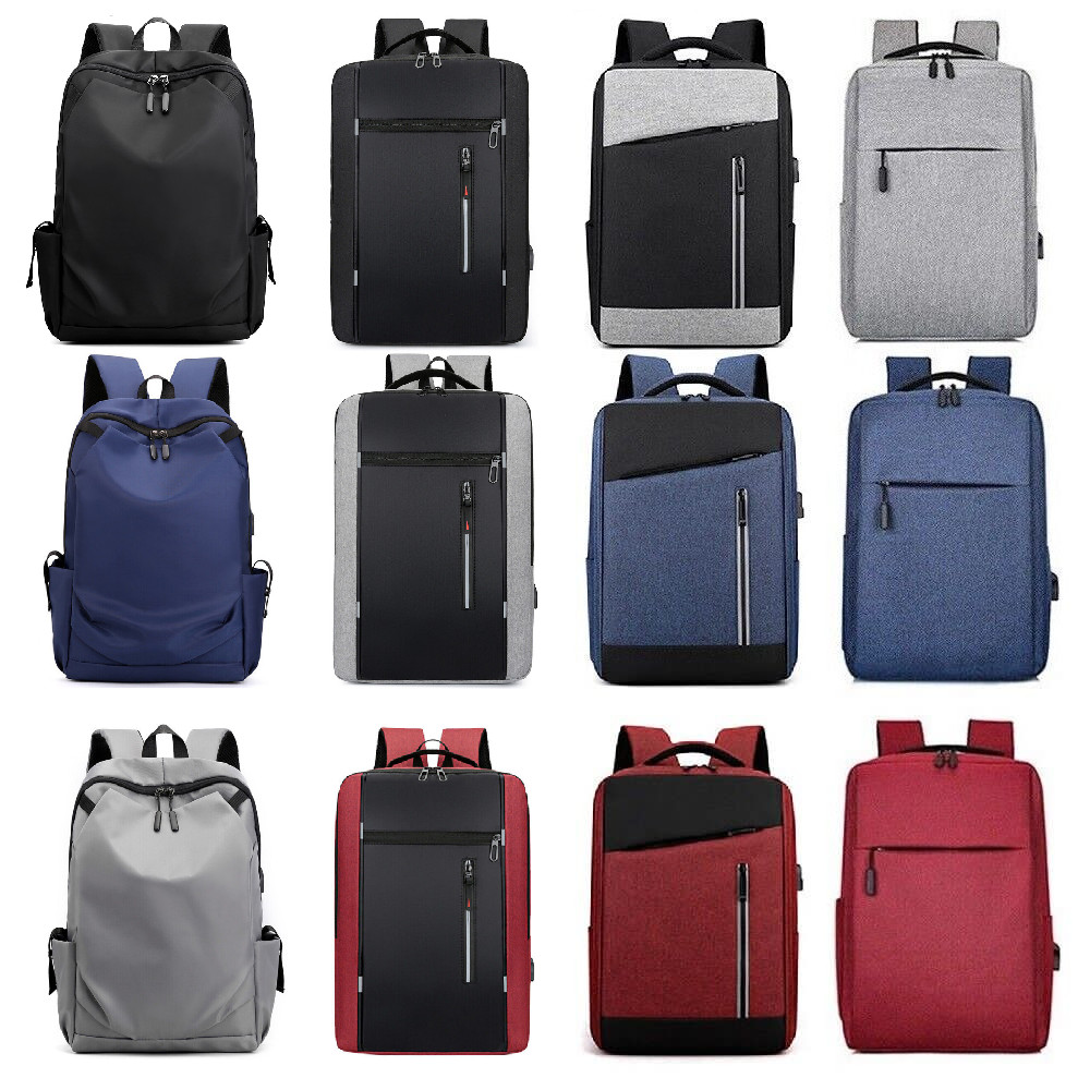 Waterproof Men Women Backpack Bookbag School Travel Laptop Rucksack Zipper Bag