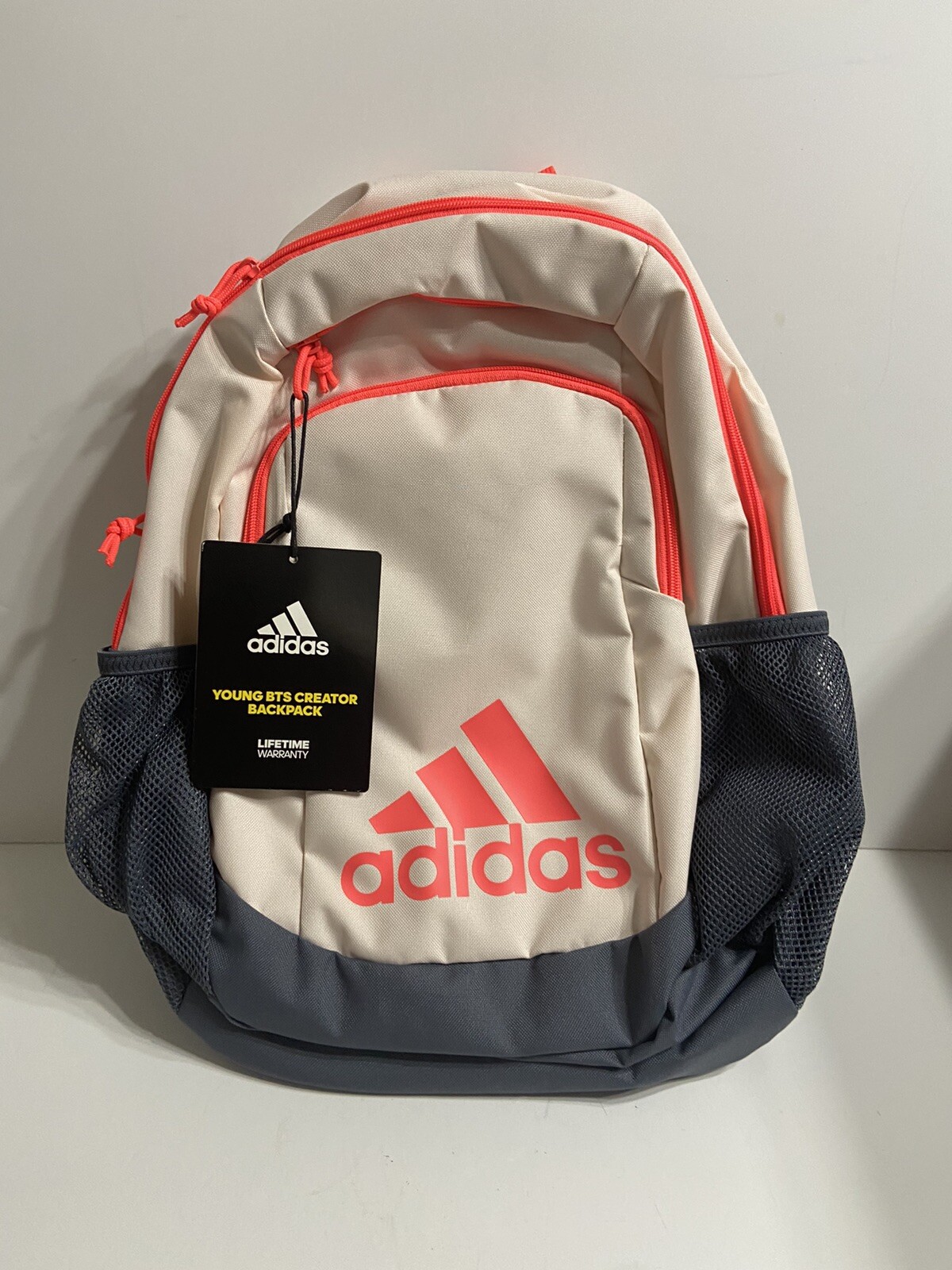Adidas Young BTS Creator Backpack Pink Tint / Signal Pink / Onyx Gray NWT