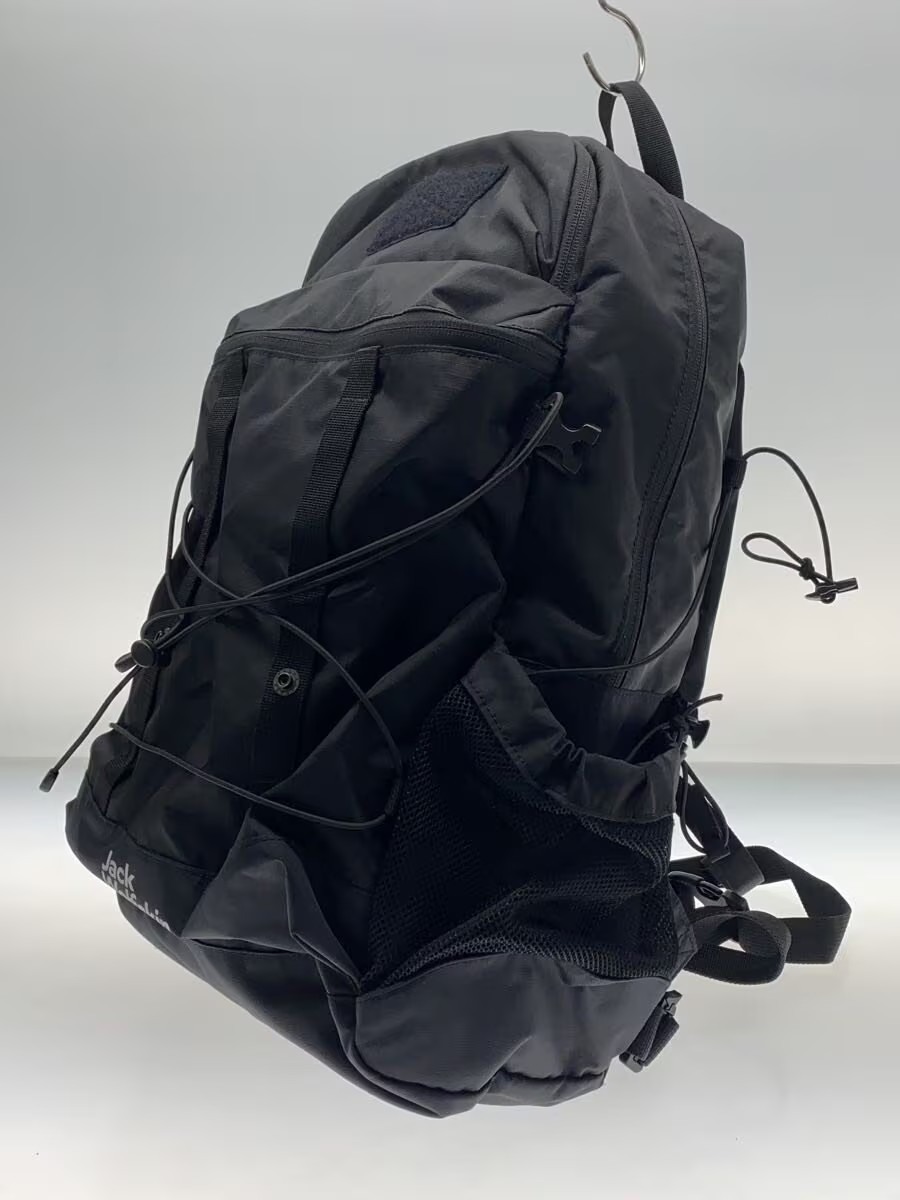 Jack Wolfskin Backpack Nylon Black Solid Color