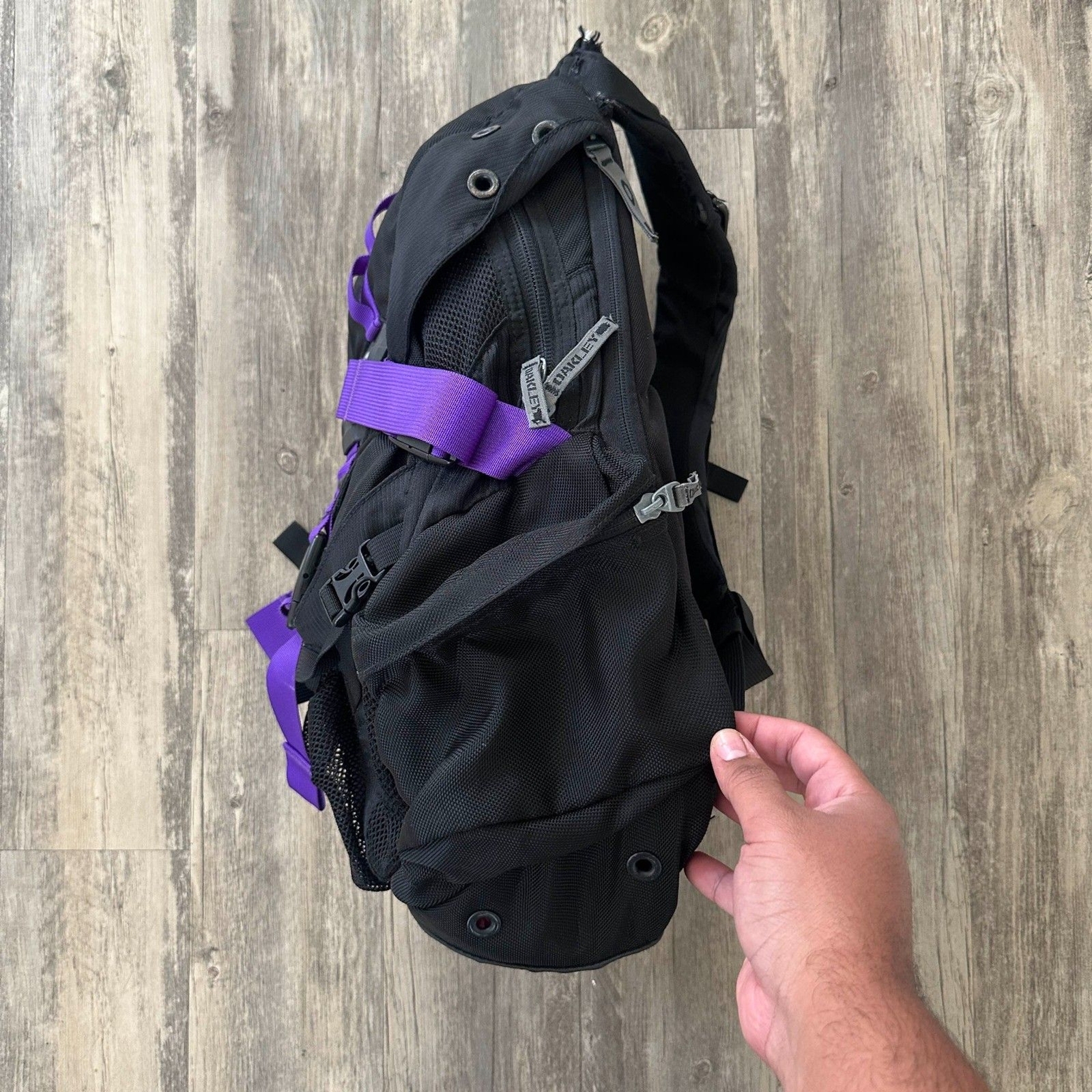 Vintage Y2K Oakley Icon 3.0 Backpack Infinite Hero Ash Purple Black