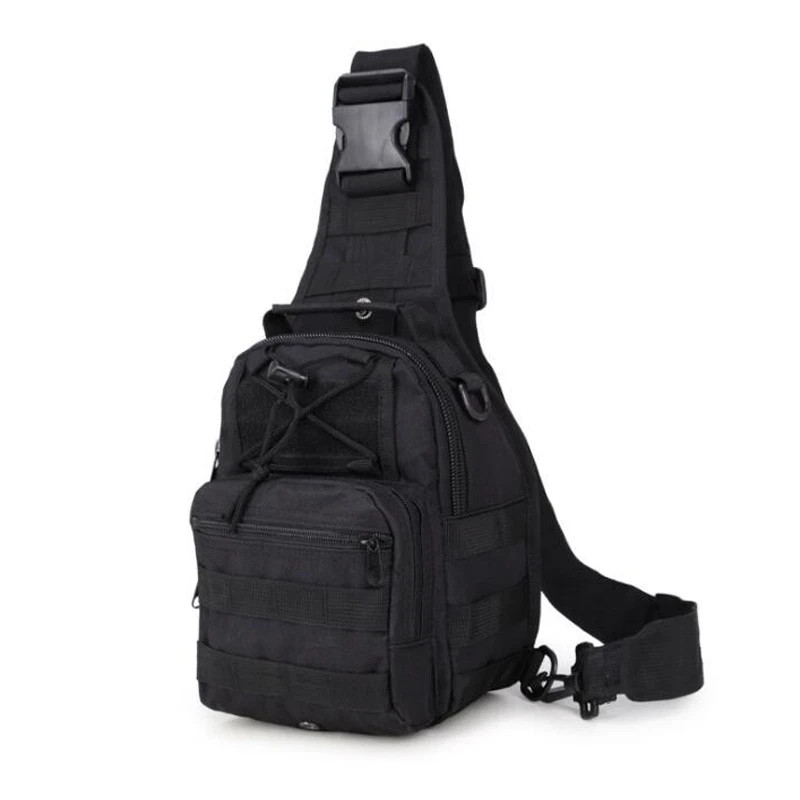 Men Backpack Tactical Sling Bag Chest Shoulder Fanny Pack Cross Body Molle Pouch