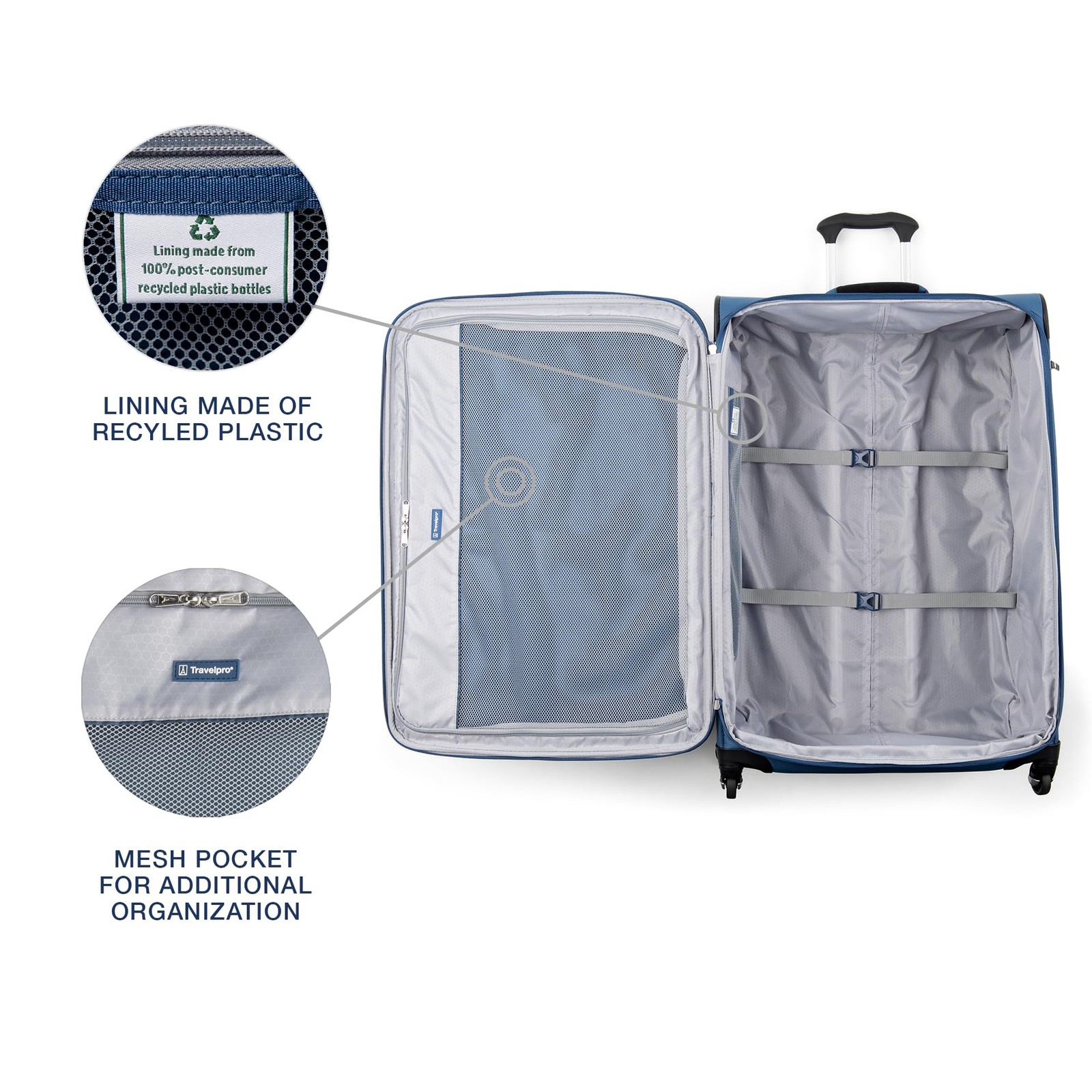 Travelpro Maxlite 5 Softside Expandable Luggage with 4 Spinner Wheels, 29 In U15