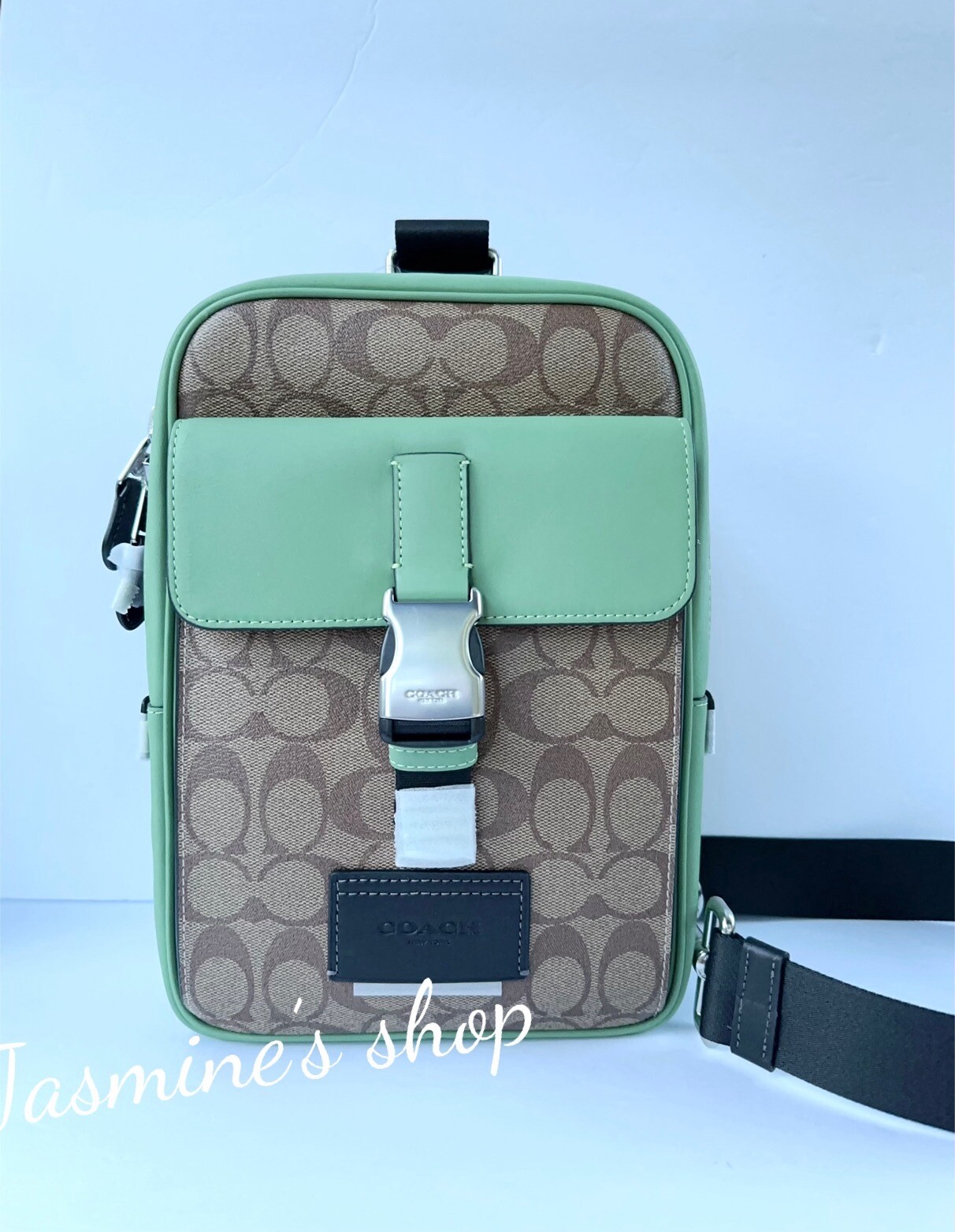 NWT Coach Track Pack In Colorblock Signature Canvas CR268